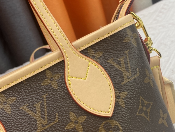 ルイヴィトンバッグ角部分ディテール